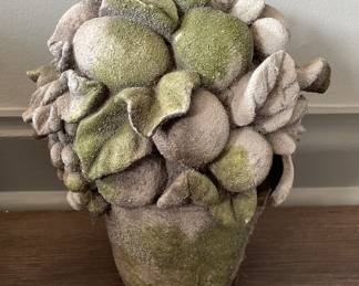 Faux Concrete Floral Topiary - 2 Available.