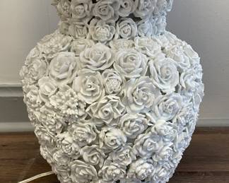 Pair of Custom Simply Done Design White Porcelain Table Lamps With Restoration Hardware Lamp Shades. Photo 2 of 3