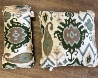 Summer Classics IKAT Pillows - 2 Lumbar & 2 Throw Pillows Available.