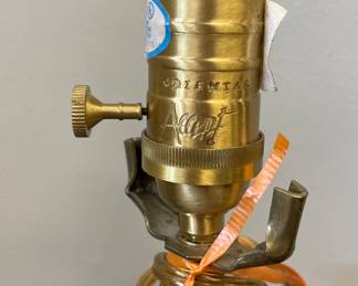 Oriental Accents Table Lamp with Floral Motif. Photo 3 of 3.