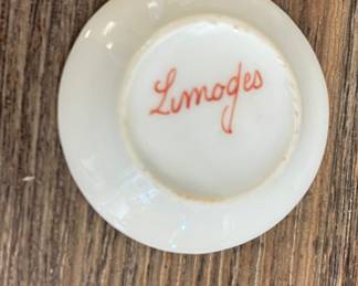 Miniature Limoges Plate. Photo 2 of 2.