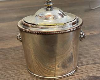 Silver Plate Tea Caddy. Photo 1 of 3.