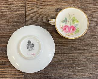 Limoges Miniature Tea Cup & Saucer.