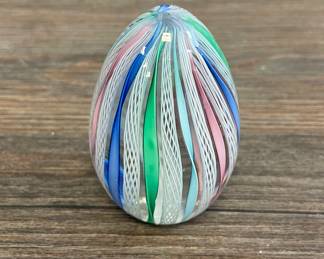 Small Murano Glass Paperweight. Measures 3" H. Photo 1 of 2.