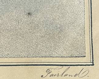 Antique Print, "Spaniel" by Fairland, 1860. Measures 8" x 10" without frame; 17.5" x 21". Photo 3 of 4.