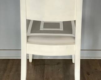 Holly Hunt White Lacquer Desk Chair. Photo 3 of 3.