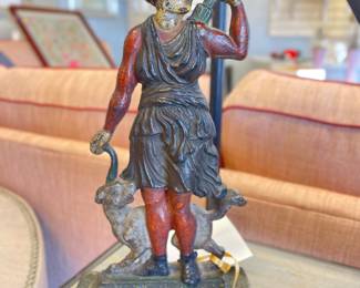 Vintage Grecian Woman Cast Iron Doorstop.
