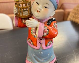 Porcelain Asian Figurine.