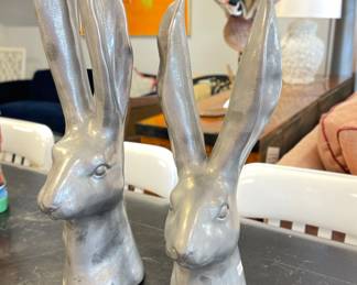 Pair of Bunny Busts.