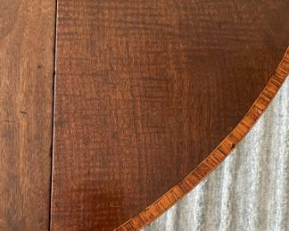 18th Century English Mahogany Pembroke Table. Measures 32" D x 20" W x 28" H; Extends to 40" W with Two 10" Leaves. Photo 4 of 4.