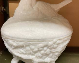 Extensive Milk Glass Collection. Photo 5 of 7.