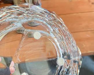 Orrefors Crystal Bowl. Orrefors Crystal Bowl. Photo 2 of 2.