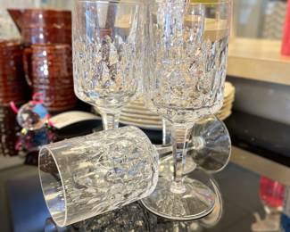 Vintage Glass Stemware.
