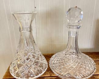 Crystal Decanters.
