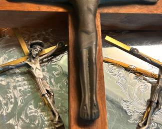 A selection of crucifixes from France & Germany