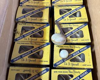 Vintage marble door knobs dozens available!