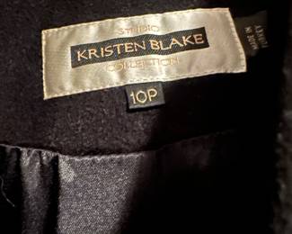 Kristen Blake wool coat- very classy!