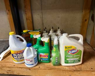 Clorox and cleaning supplies