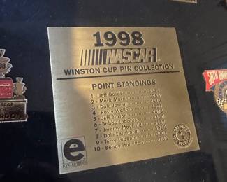 Winston Cup Nascar Pin collection of 1998