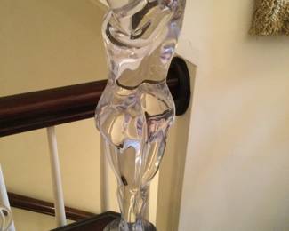 Vintage Murano Italian Art Glass Lovers Dancers 13” Tall