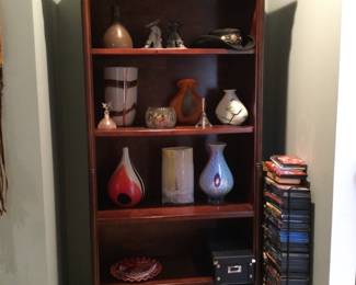 Quality Mohogany Wood Ajustable Bookcase/Dispay Case