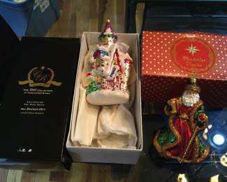 Limited Edition Radko Christmas Ornaments