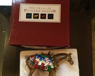 Radko Painted Pony Christmas Ornaments + Others