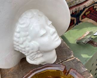 collectibles, vintage decor, ashtray, vintage glassware, vintage rugs