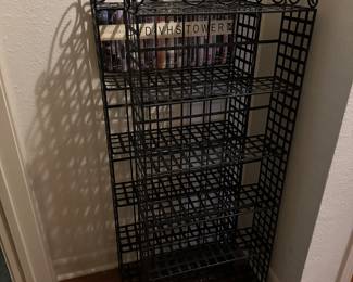 we have two of these metal racks designed for storage