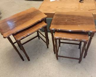 Two sets of nesting tables....
