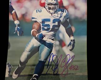 Signed cowboy memorabilia Dexter Coakley #52
