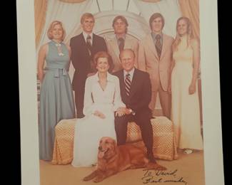 Signed memorabilia Gerald Ford