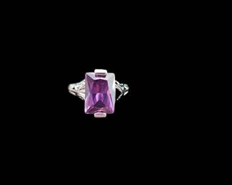 Sterling Silver Amethyst Ring