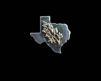 Sterling silver pin with 14k old by James Avery