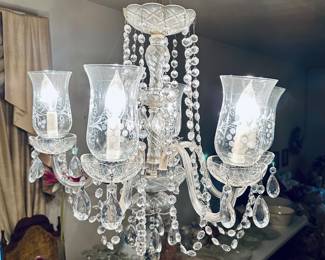 Vintage, crystal chandelier