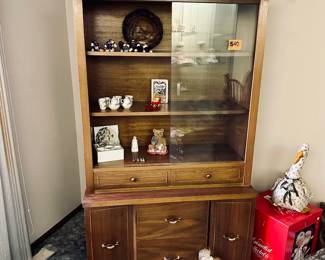 Smaller vintage display cabinet