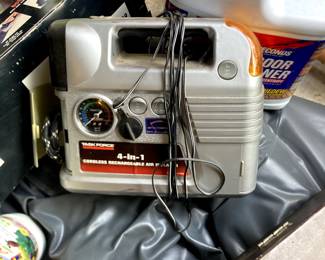 4 in 1 Rechargable air pump barely used