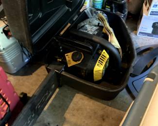 Chain saw, gas powered; with durable case