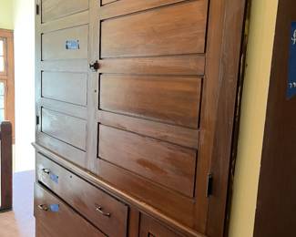 Linen cabinet doors 44.5" x 63.75" $250, drawers $10 ea