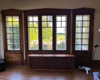 Stationary windows $50 each; hinged casement window $75. Trim for each window $50                                                                                                            