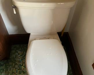 Cream-colored toilet $125