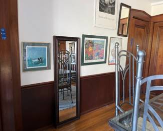 Framed art work throughout 