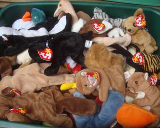 Another tub of Ty beanie babies