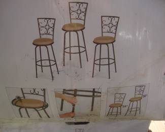6 JCP Home bar stools, New in Box