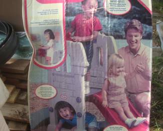 New in Box Little tikes climb and slide castle