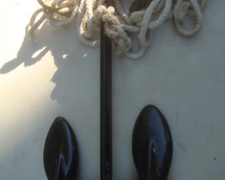 Vinyl coated boat anchor