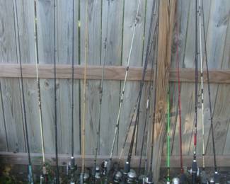 Fishing rods w/ reels