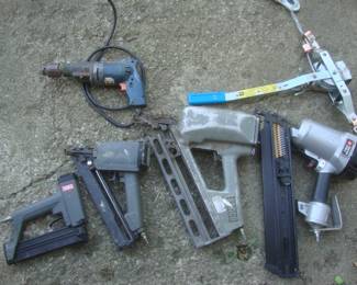 Power tools,  Porter Cable framing nailer, Maasdam power pull