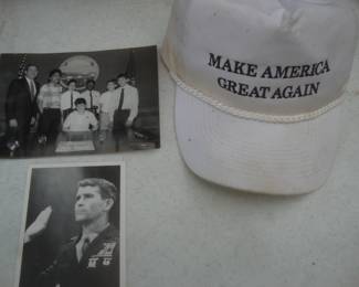 2016 white cap "Make America Great Again"