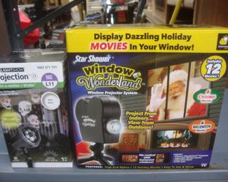 LED Lightshow projection w Halloween and Christmas